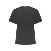Napapijri Black Cotton T-Shirt